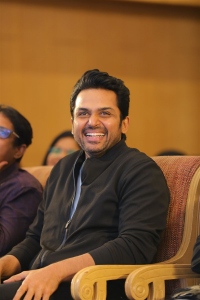 Actor Karthi @ Viruman Movie Press Meet Stills