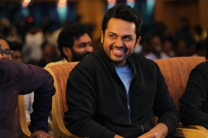 Actor Karthi @ Viruman Movie Press Meet Stills