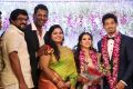 Actor Bose Venkat, wife Sonia @ Vishal sister Aishwarya Wedding Reception Stills