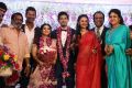 Aishwarya Arjun, Asha Rani @ Vishal sister Aishwarya Wedding Reception Stills