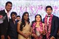 Perarasu with Wife @ Vishal sister Aishwarya Wedding Reception Stills