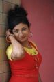 Telugu Heroine Vishnu Priya in Red Dress Photos