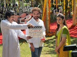 Pawan Kalyan launches Vishwak Sen Aishwarya Arjun Movie