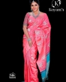 VJ Chithra in Silk Saree Photoshoot Pics