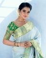 Tamil TV Actress Chithra in Silk Saree Photoshoot Pictures