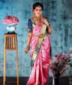 VJ Chithra in Silk Saree Photoshoot Pics