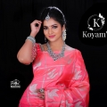 TV Actress VJ Chithra Silk Saree Photoshoot Pics