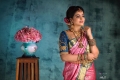 TV Serial Actress Chithra Silk Saree Photoshoot Pics