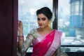 Tamil TV Actress Chithra in Silk Saree Photoshoot Pictures