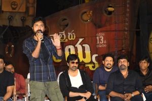 KS Ravindra, Raviteja, Chiranjeevi @ Waltair Veerayya Movie Press Meet Stills