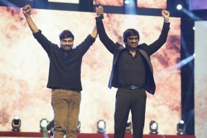 Chiranjeevi, Ravi Teja @ Waltair Veerayya Pre Release Event Vizag Stills