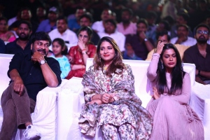 Chiranjeevi, Sushmitha Konidela, Sreeja @ Waltair Veerayya Pre Release Event Vizag Stills