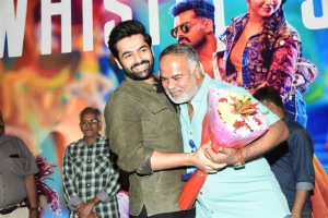 Ram Pothineni, Srinivasa Chitturi @ The Warriorr Whistle Song Launch Stills