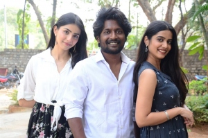 Tina Shilparaj, Suhas, Gouri Priya Reddy @ Writer Padmabhushan Movie Press Meet Stills