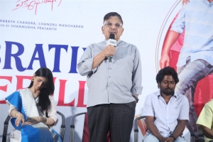 Tina Shilparaj, Allu Aravind, Suhas @ Writer Padmabhushan Movie Thanks Meet Stills