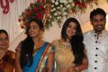 Actress Sneha at Yuva Bharathi Wedding Reception