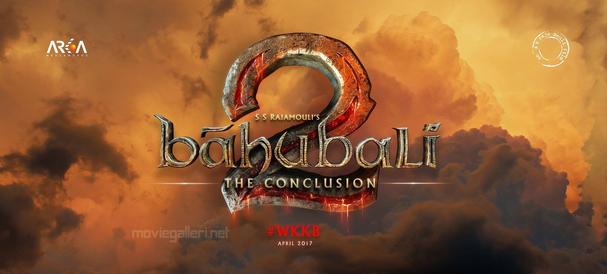 Baahubali 2 The Conclusion Movie Logo Wallpaper | New Movie Posters