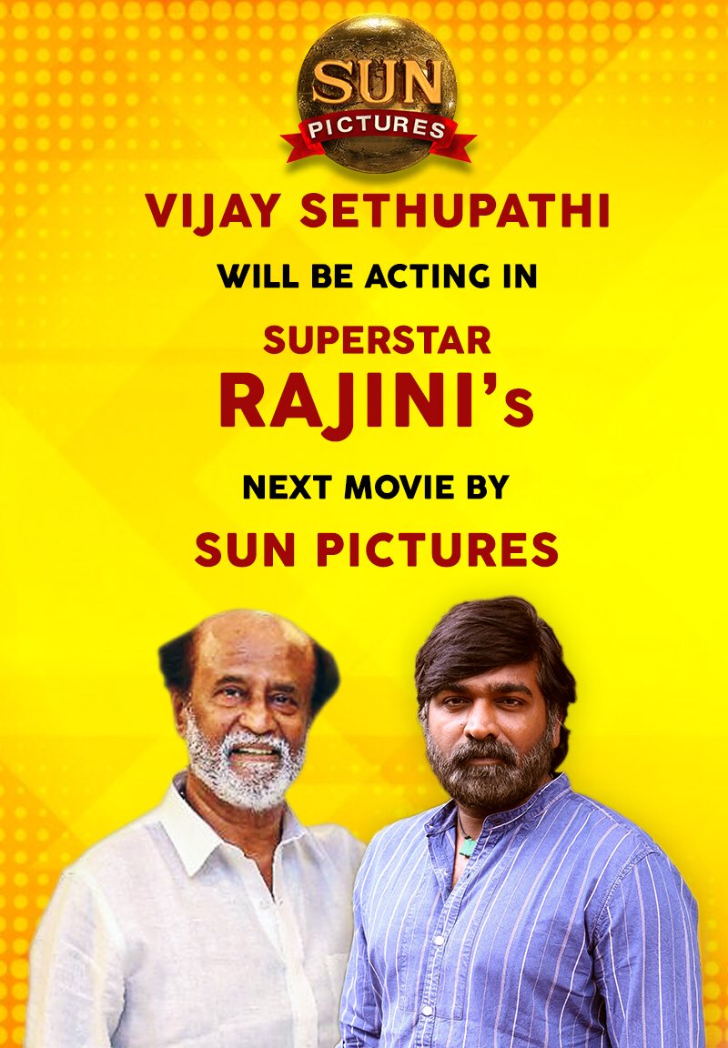 Vijay Sethupathi as Rajini's villain in Karthik Subbaraj ...