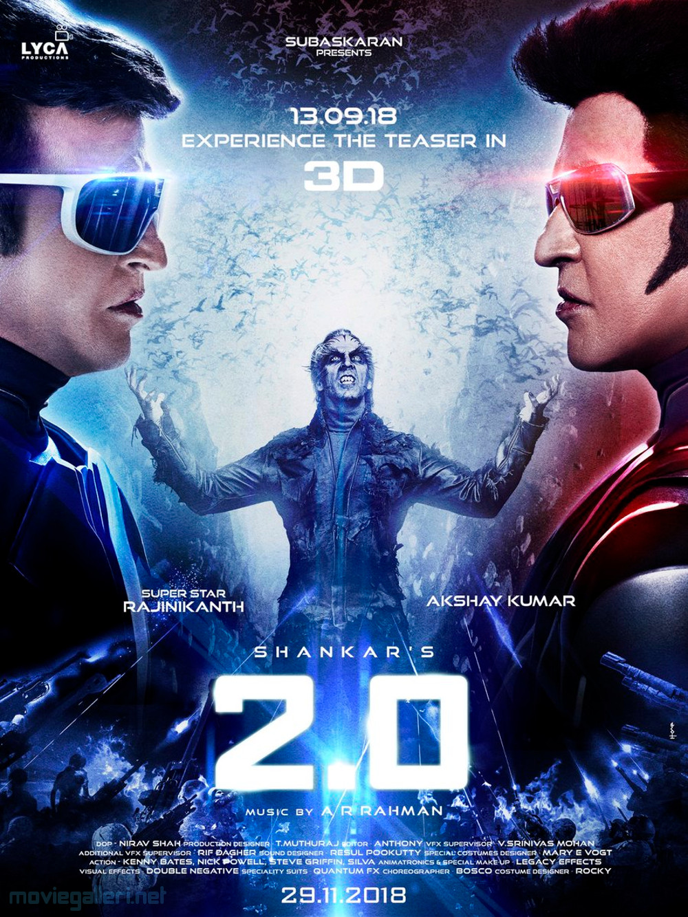 2.0 Movie Teaser Release Date On Sep 13th Poster HD | New ...