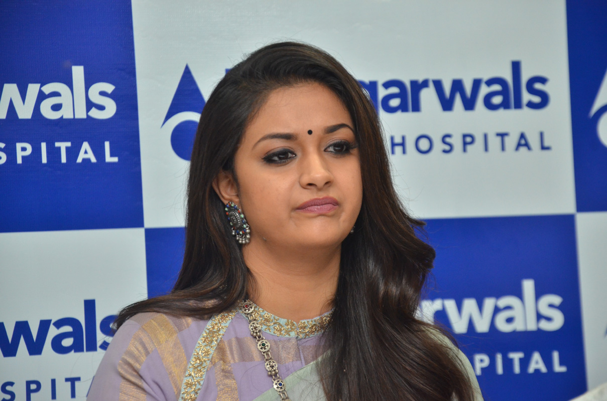 Actress Keerthi Suresh Cute New Photos @ Dr Agarwal Eye Hospital Launch |  New Movie Posters