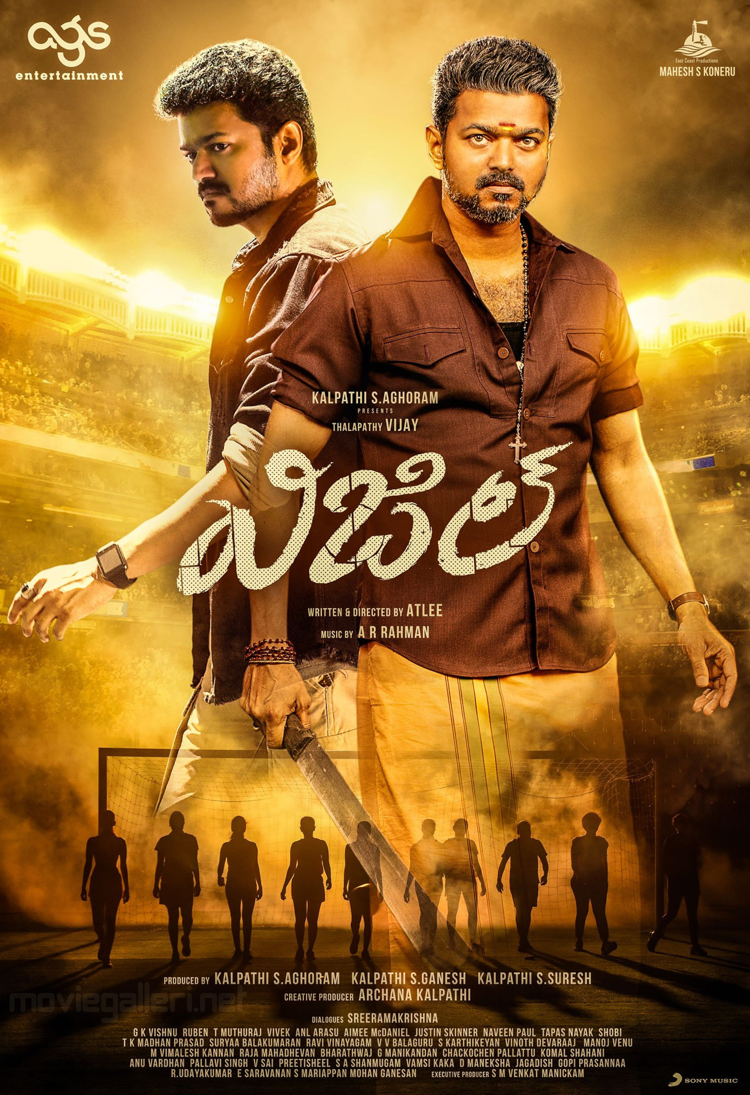 Thalapathy Vijay Whistle Movie First Look Poster HD New Movie Posters