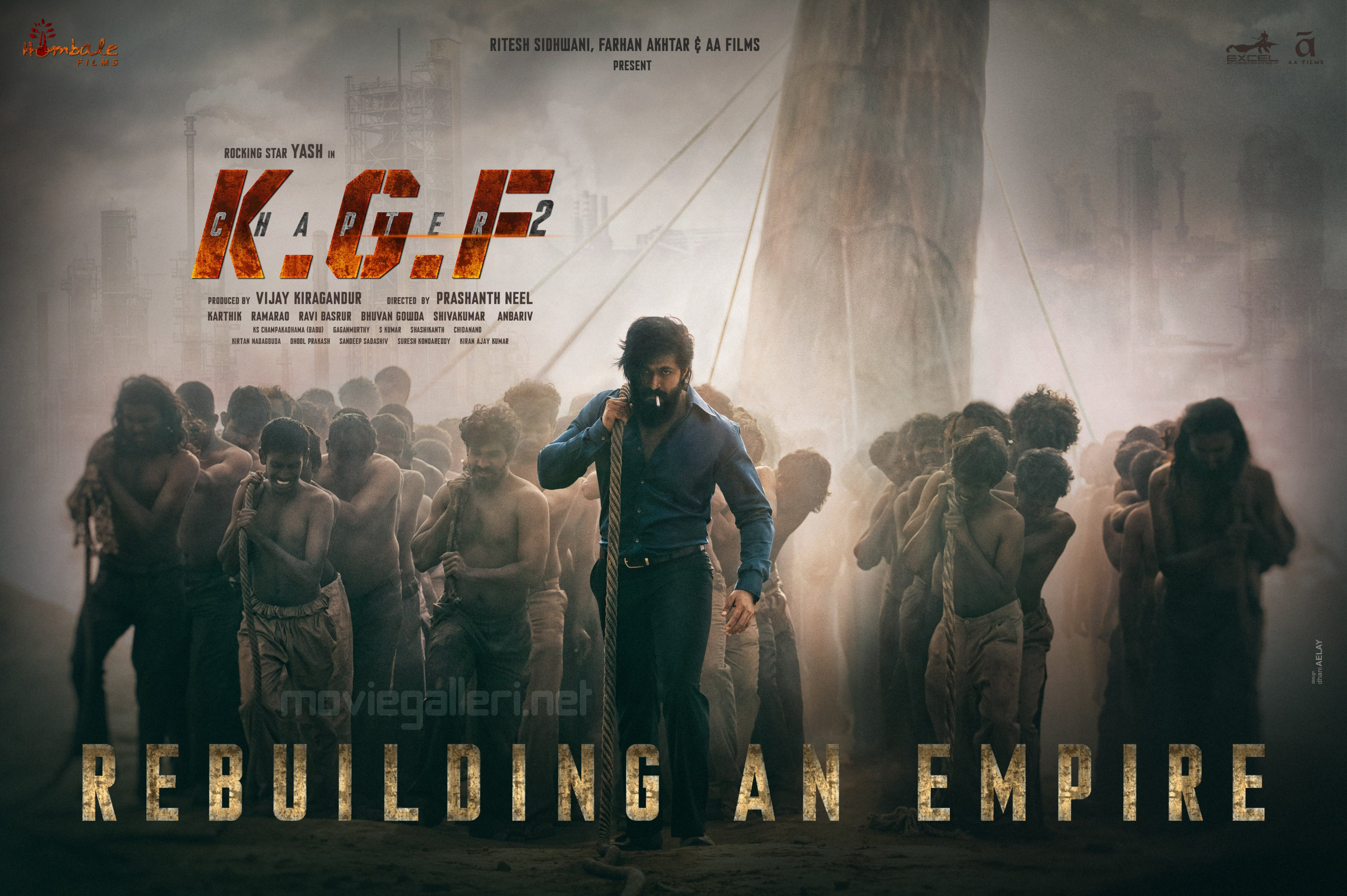 Yash Kgf Chapter 2 First Look Poster Hd New Movie Posters