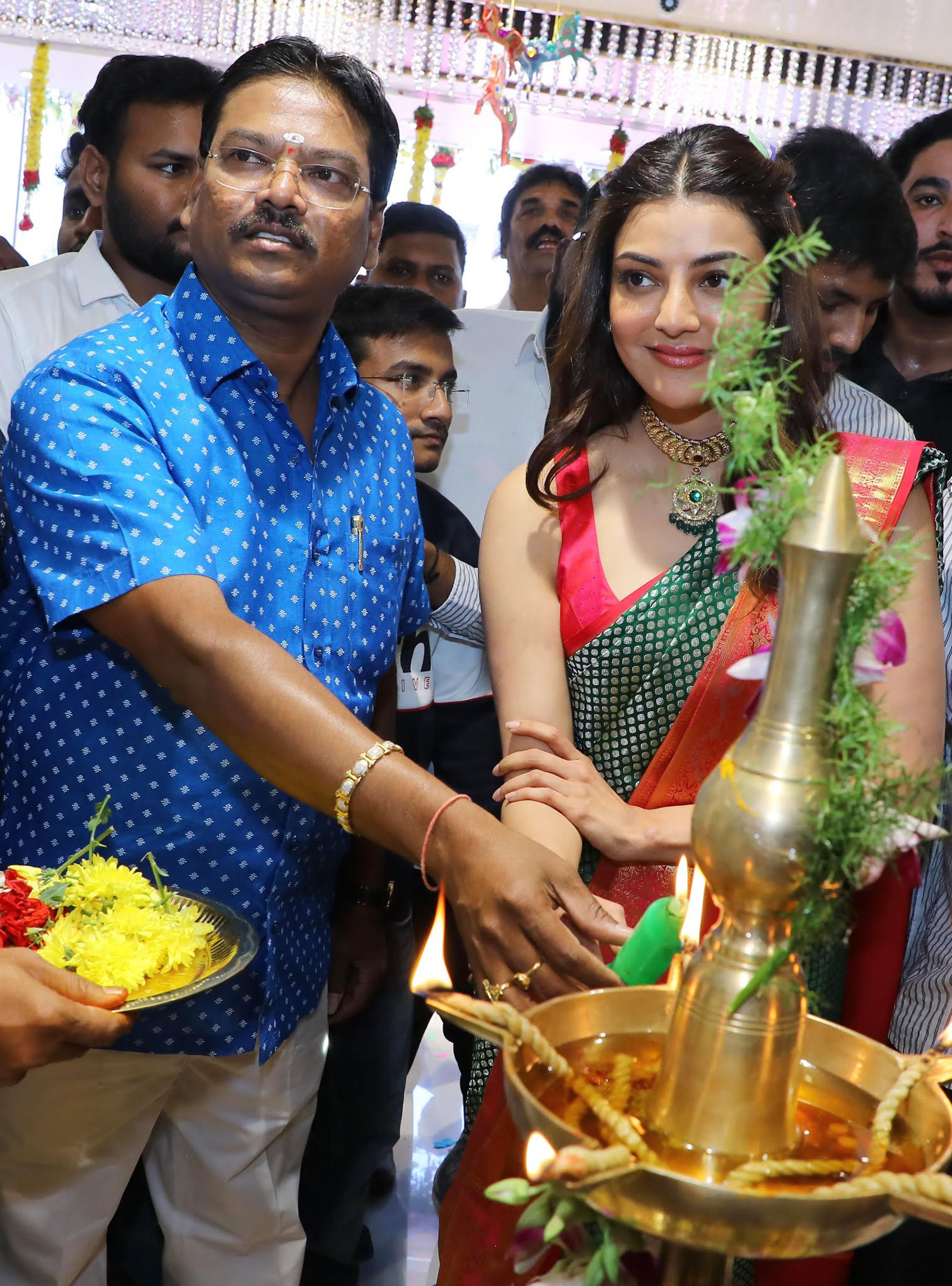Kajal Agarwal Launches Maangalya Shopping Mall 5th Store In