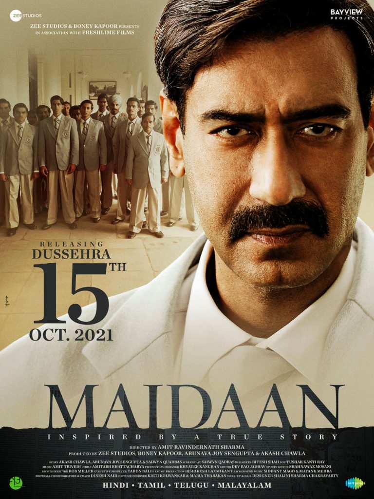Ajay Devgan's 'Maidaan' Release on 15th October 2021 New Movie Posters