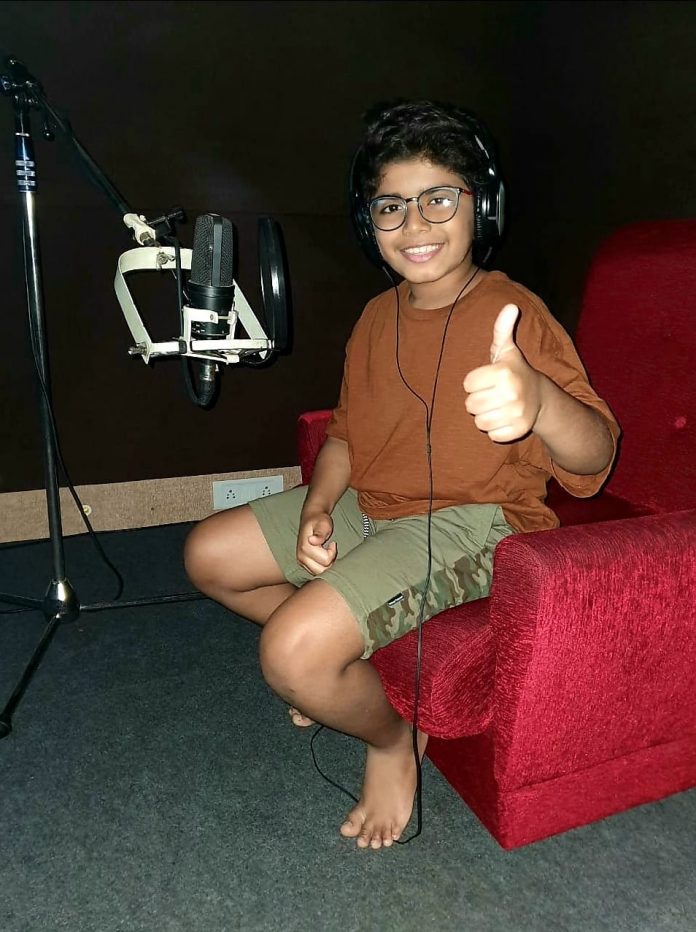 Arun Vijay’s son Arnav Vijay starts dubbing for his debut movie