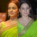 Thalaivi Actress Kangana Ranaut Green Saree Pictures