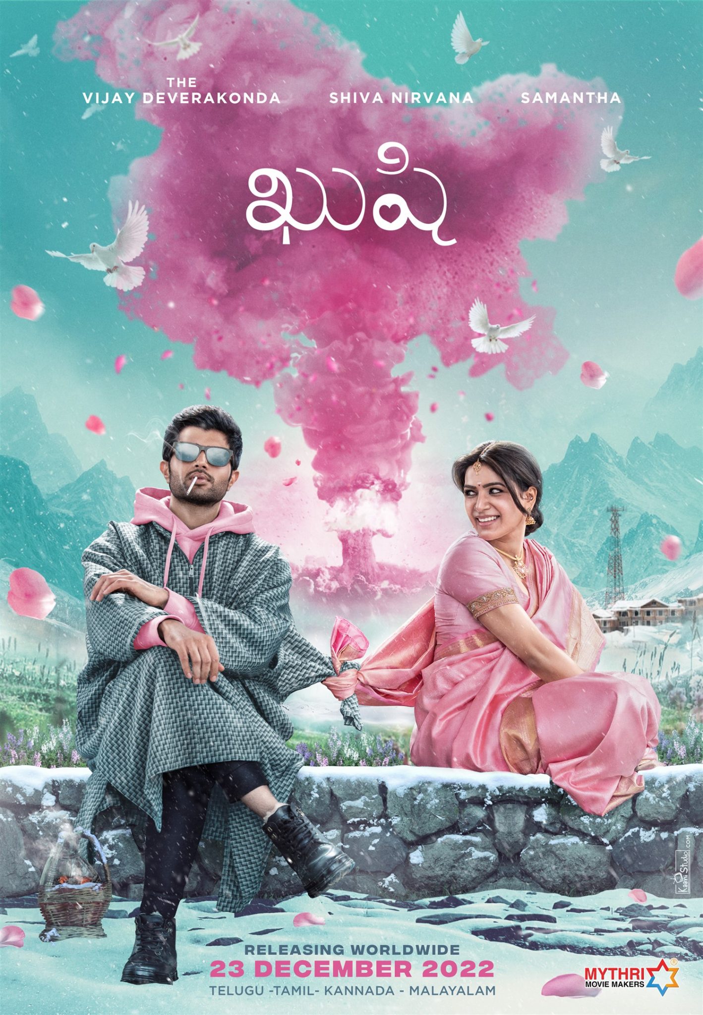 Vijay Deverakonda, Samantha's Kushi Movie First Look HD Poster