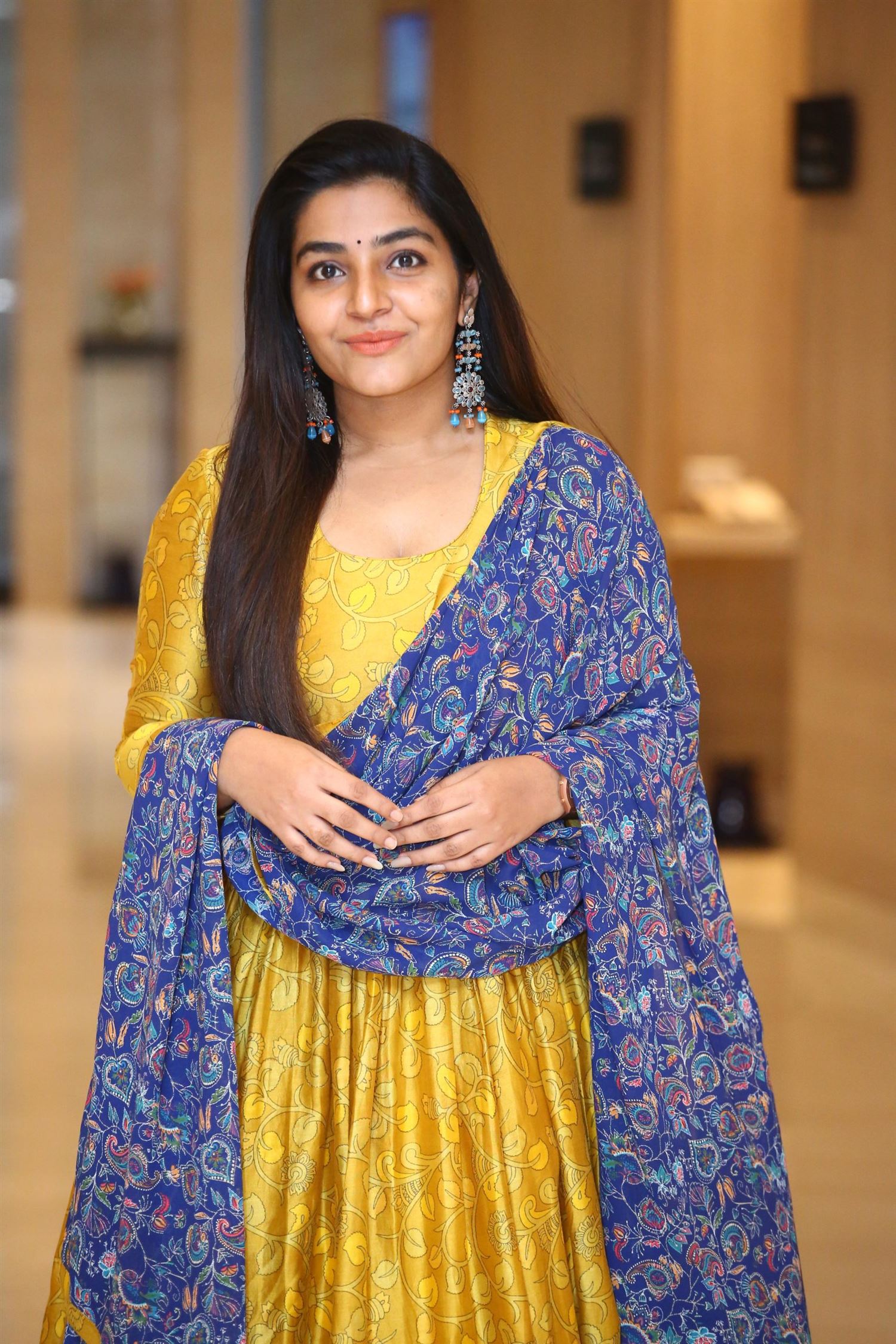 Telugu Actress Rajisha Vijayan Photos @ Ramarao On Duty Movie Interview