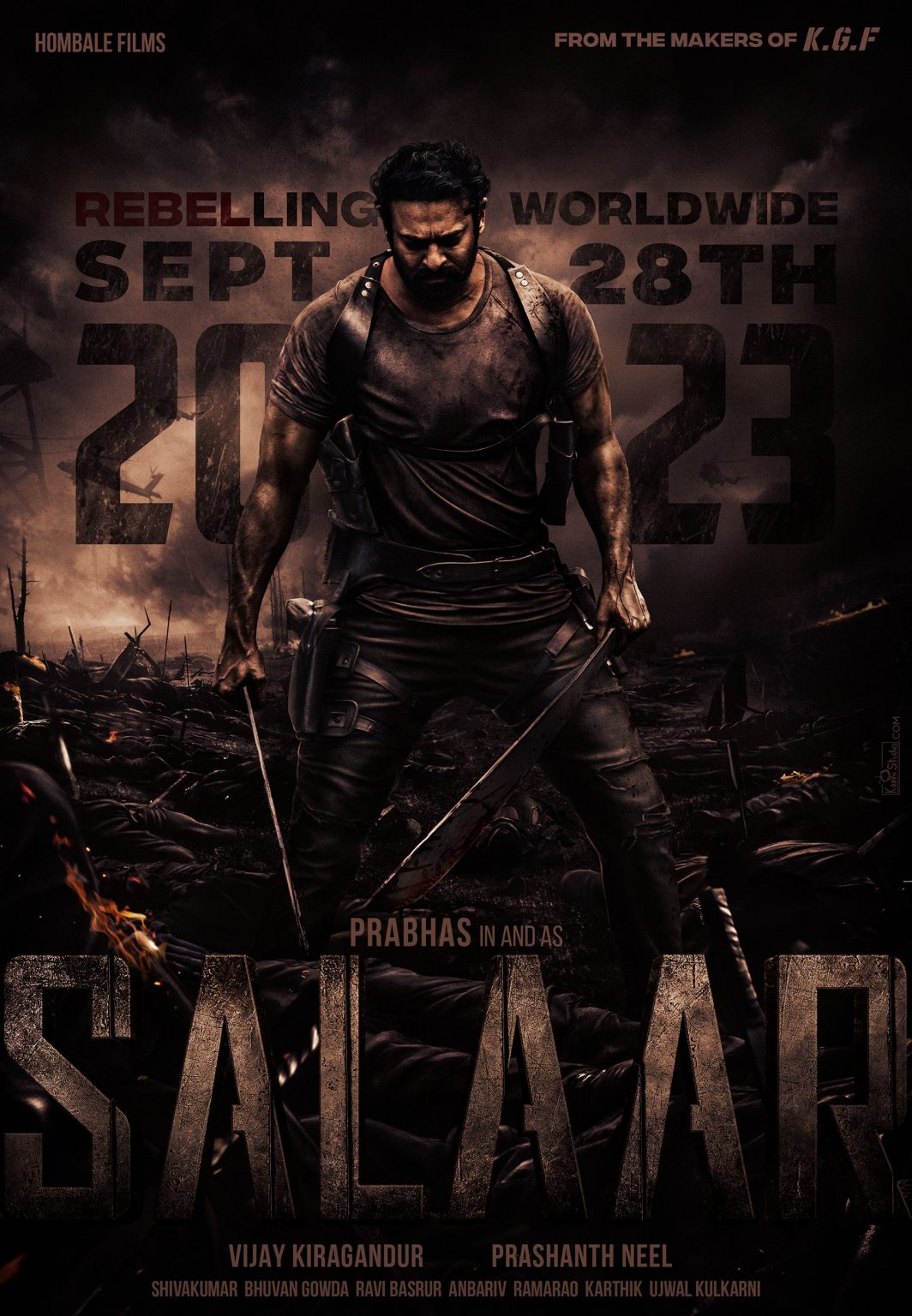 Prabhas Salaar Movie Release on Sep 28, 2023