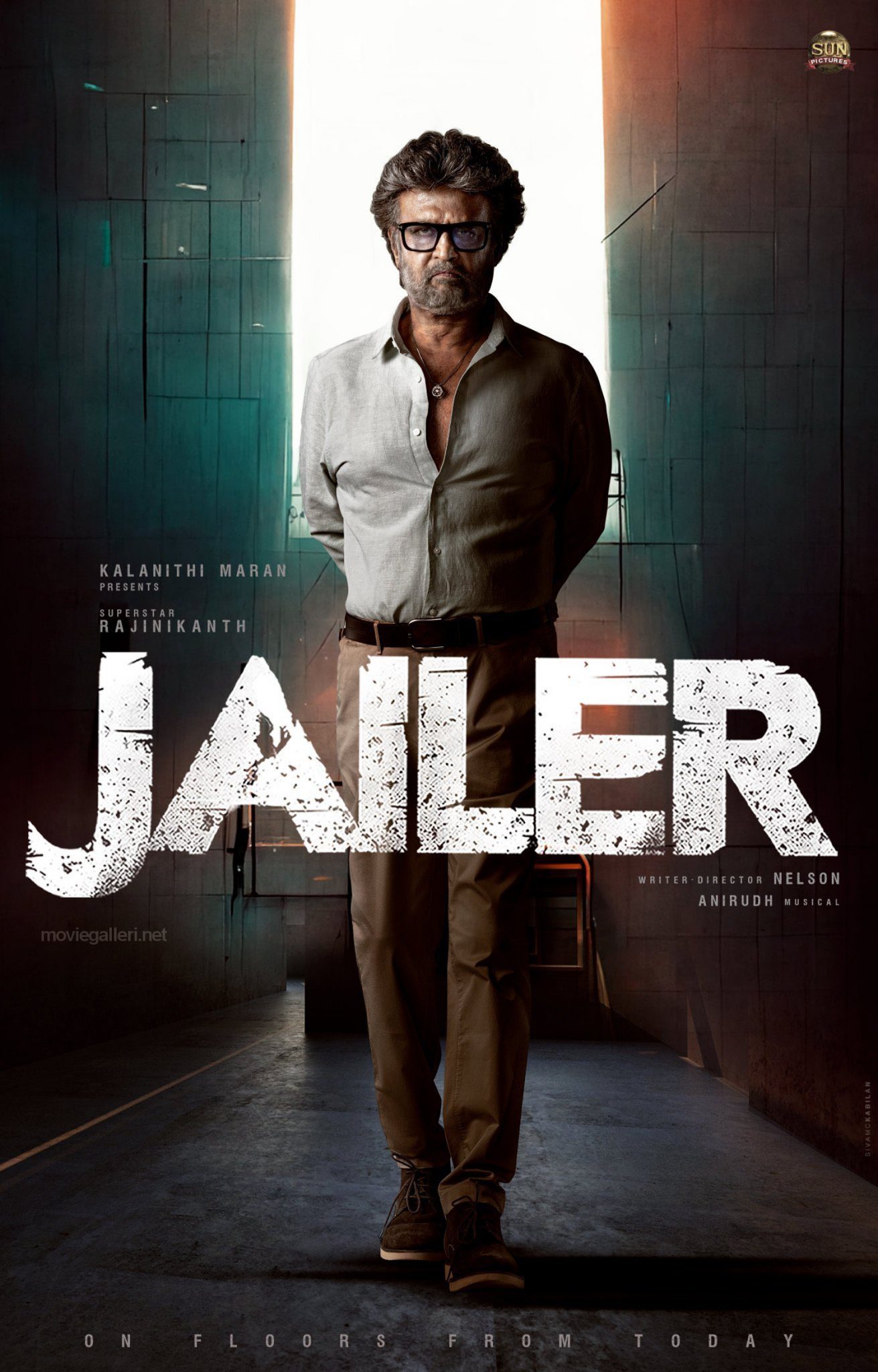 Rajinikanth Jailer Movie First Look Poster Hd