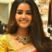 Anupama Parameswaran Saree Stills @ Viyara Fine Silver Jewellery Inauguration