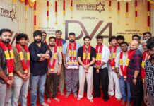 Dhruv Vikram’s fourth film as a lead actor officially begins with a grand traditional pooja ceremony.